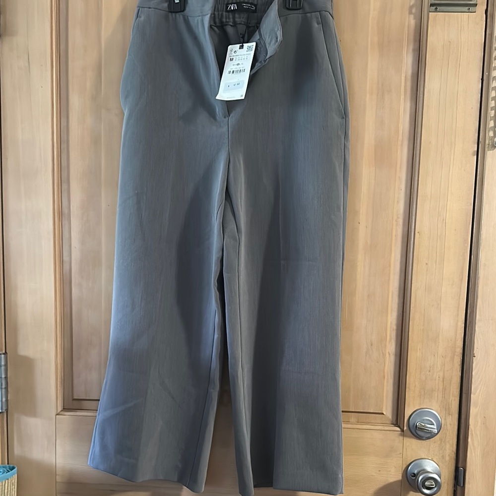 Zara Gray Tailored Pants